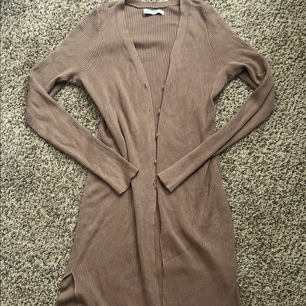 Abercrombie & Fitch Brown Cardigan Sweater